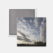 Aimant Horizon Sky avec nuages (Recto/Verso)
