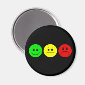 Aimant Horizontal Moody Stoplight Lefty Green (Recto/Verso)