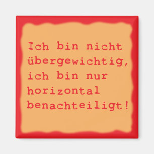 Aimant horizontalement