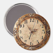 Aimant Horloge antique (Recto/Verso)