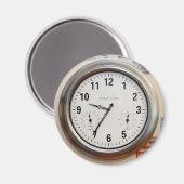 Aimant Horloge et devise (Recto/Verso)