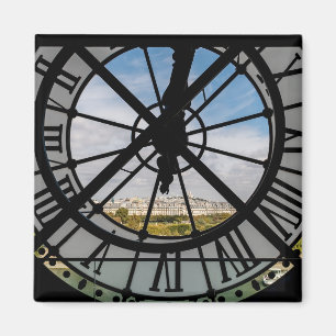Aimant Horloge géante en verre au Musée d'Orsay - Paris