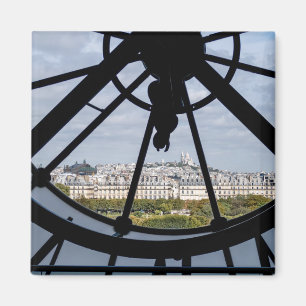 Aimant Horloge géante en verre au Musée d'Orsay - Paris