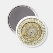 Aimant Horloge Venise antique (Recto/Verso)