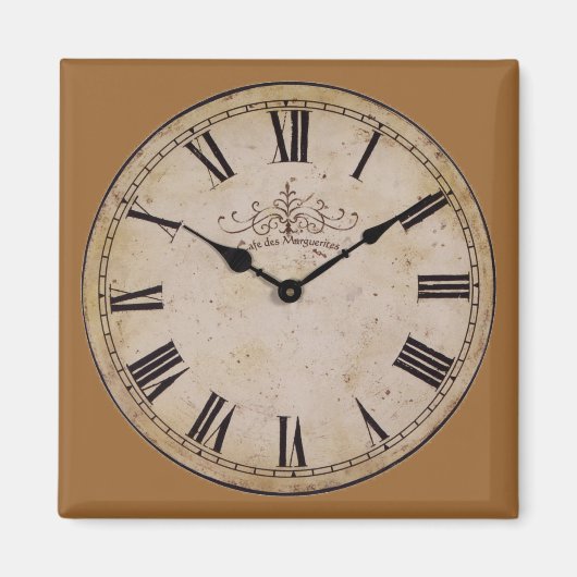 Aimant Horloge vintage (Devant)