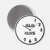 Aimant HorlogeSalsa (Recto/Verso)