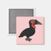 Aimant Hornbill du Sud Birdorable (Recto/Verso)