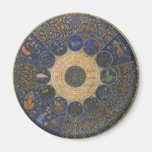 Aimant Horoscope des dirigeants vintages, Zodiaque islami (Devant)