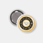 Aimant Horoscope Mandala (Recto/Verso)