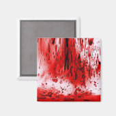 Aimant Horreur Sanglante Halloween sanglante (Recto/Verso)