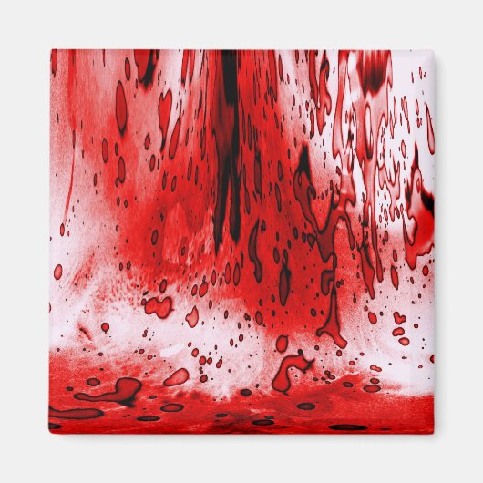 Aimant Horreur Sanglante Halloween sanglante (Devant)