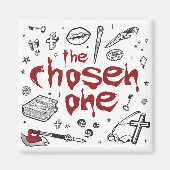 Aimant Horror TV Vampire Slayer Theme (Devant)