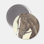 Aimant HORSE Champion Appendice QH Mare (Recto/Verso)
