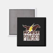 Aimant Horse Riders Horse Powered (Recto/Verso)
