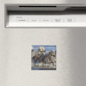 Aimant Horses galloping in the water (In Situ (Lave-vaisselle))