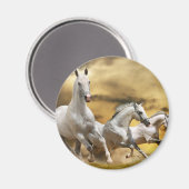 Aimant Horses sauvages (Recto/Verso)