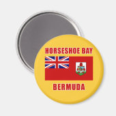 Aimant HORSESHOE BAY Bermudes Tshirts, Cadeaux (Recto/Verso)
