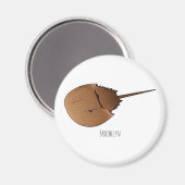 Aimant Horseshoe crab (Recto/Verso)