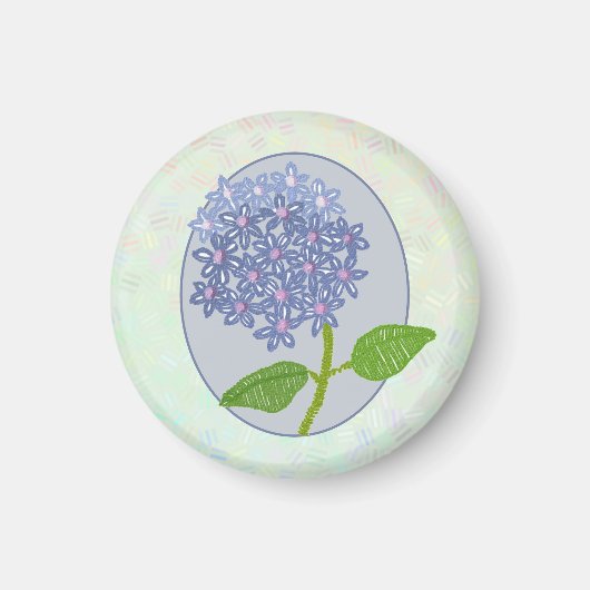 Aimant Hortensie (Devant)