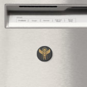 Aimant Horus avec disque solaire  (In Situ (Lave-vaisselle))