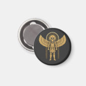 Aimant Horus avec disque solaire  (Recto/Verso)