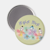 Aimant Hospice Nurse WHISPY Angels Design (Recto/Verso)