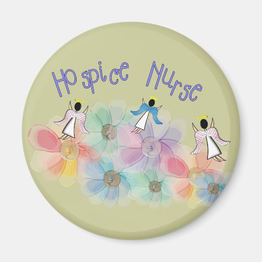 Aimant Hospice Nurse WHISPY Angels Design (Devant)