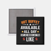 Aimant Hot Buffet Available All Day Eat As Much As You Li (Recto/Verso)