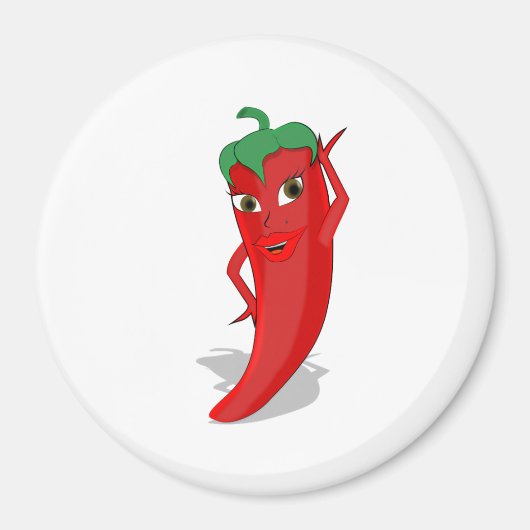 Aimant Hot Pepper Diva (Devant)
