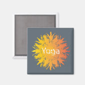 Aimant Hot Yoga Sun (Recto/Verso)