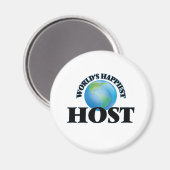 Aimant Hôte le plus heureux du monde (Recto/Verso)