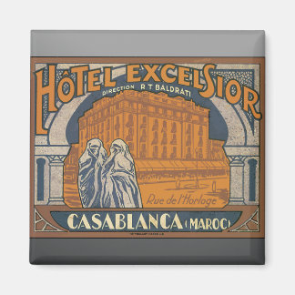 Aimant Hotel Excelsior Casablanca (Maroc), Vintage