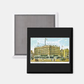 Aimant Hôtel New Vendome, Evansville, Inidana (Recto/Verso)