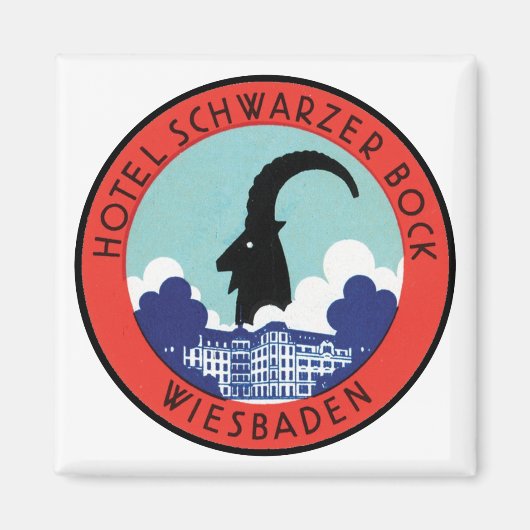 Aimant Hotel Schwartzer Bock Wiesbaden (Devant)