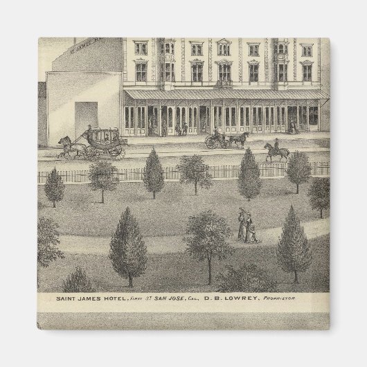 Aimant Hôtel St James, résidence (Devant)