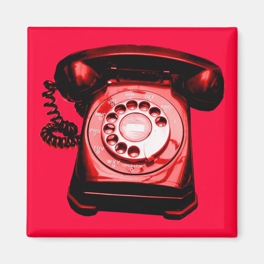 Aimant Hotline Rouge (Devant)