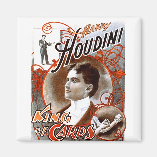 Aimant Houdini - Le Roi des Cartes (Devant)