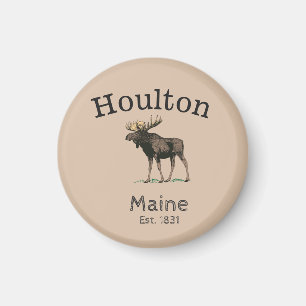 Aimant Houlton Maine Moose