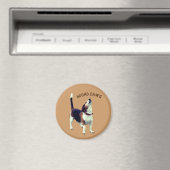 Aimant Hound Dawg Chien Beagle mignonne (In Situ (Lave-vaisselle))