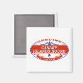 Aimant Hound des îles Canaries (Recto/Verso)