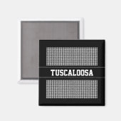 Aimant Houndstooth Personnalisé (Recto/Verso)