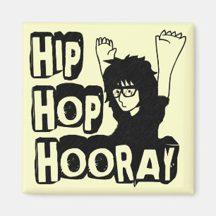 Aimant Hourra-Aimant de hip hop