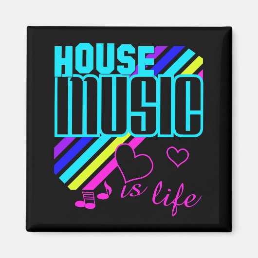 Aimant House Music (Devant)