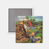 Aimant Houses à Auvers, Fine art by Vincent van Gogh. (Recto/Verso)