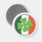 Aimant Housse à quatre feuilles et couleurs de drapeau ir (Recto/Verso)