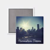 Aimant Houston Texas Skyline (aimant) (Recto/Verso)