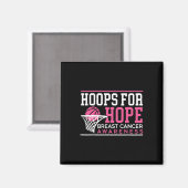 Aimant Hovers For Hope Basketball Player Cancer du sein A (Recto/Verso)