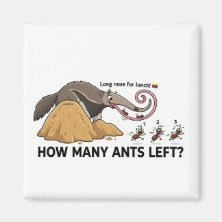 Aimant How Many Ants Left? Animal World Quest for Toddler