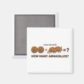 Aimant How Many Armadillos? Animal World Quest for Toddle (Recto/Verso)