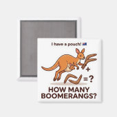 Aimant How Many Boomerangs? Kangaroo Math Game (Recto/Verso)